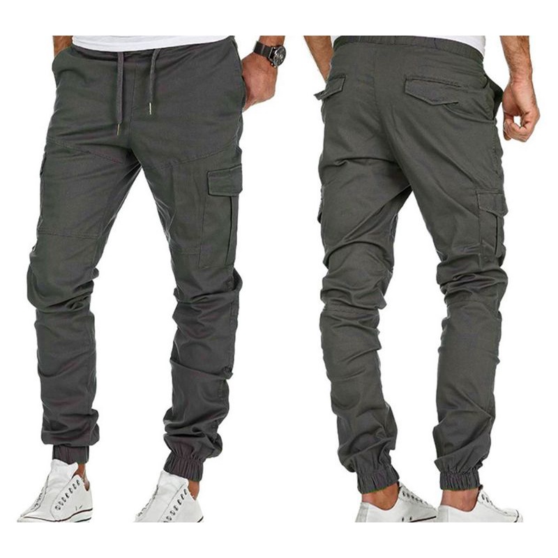 Celana Cargo Jogger Pria Big Size 39-44 Jumbo Premium