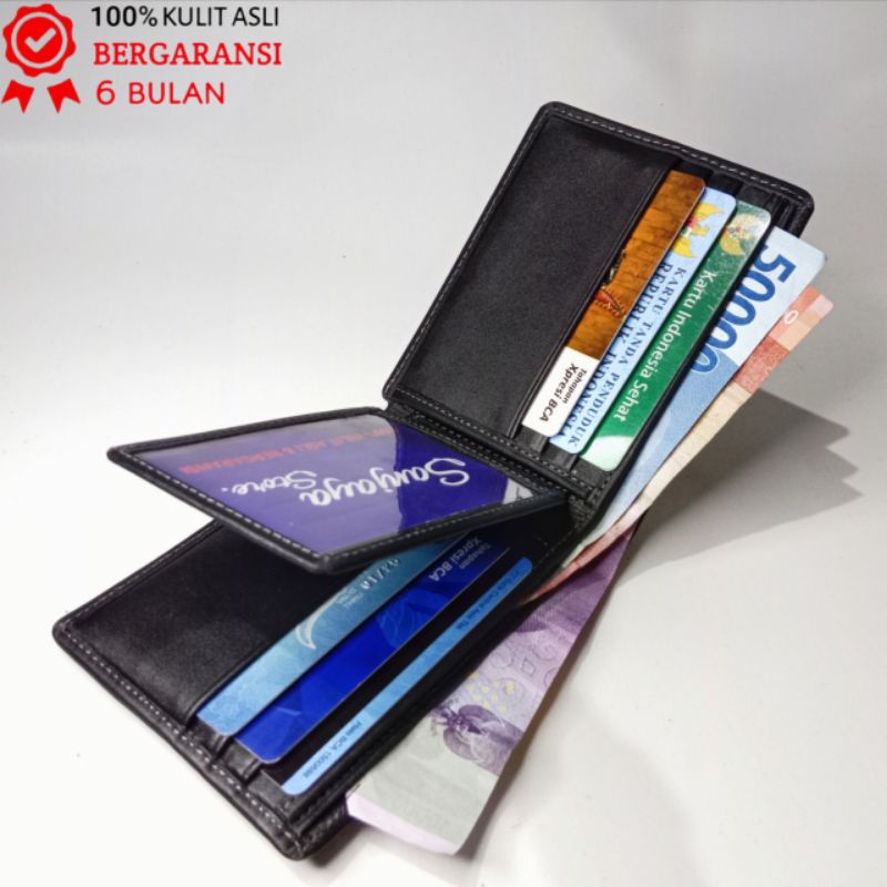 Dompet Kulit Pria 100% ORIGINAL Kulit Asli Garut Dompet Pria Kulit Asli