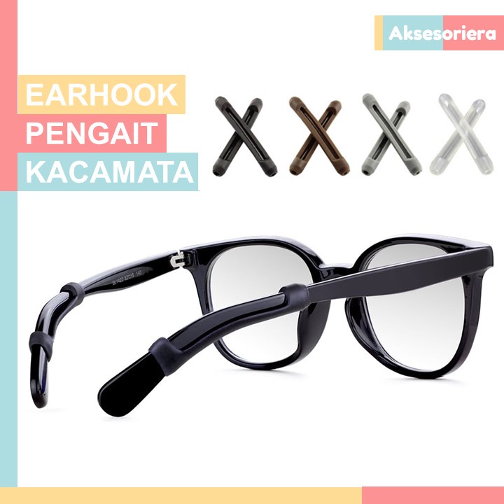Ear hook Kacamata Silikon| Earhook Pengait Kacamata | Pengait Kacamata Silikon