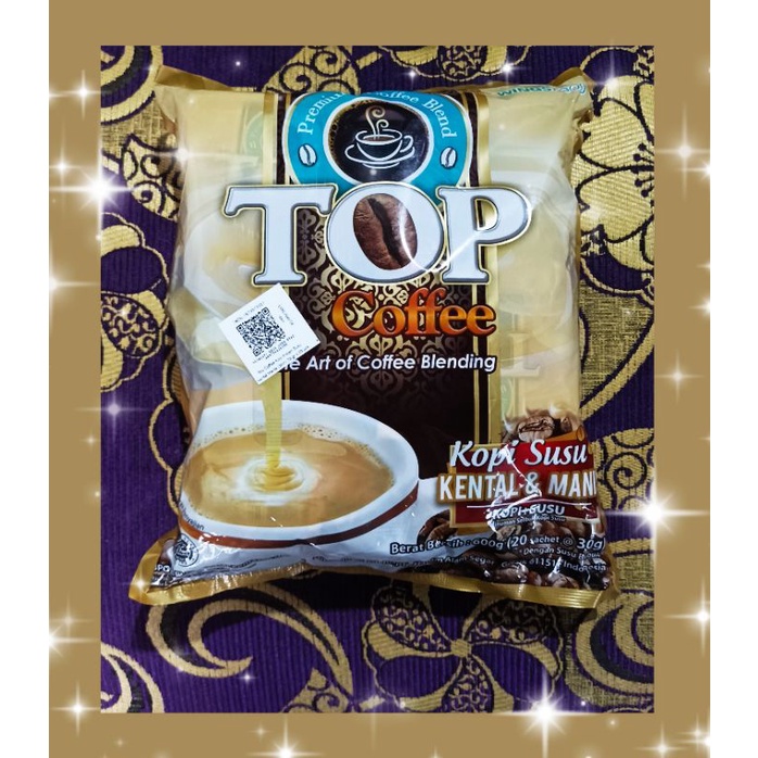 TOP Coffee Kopi Susu Kental & Manis Isi 20 sachet @ 30 g