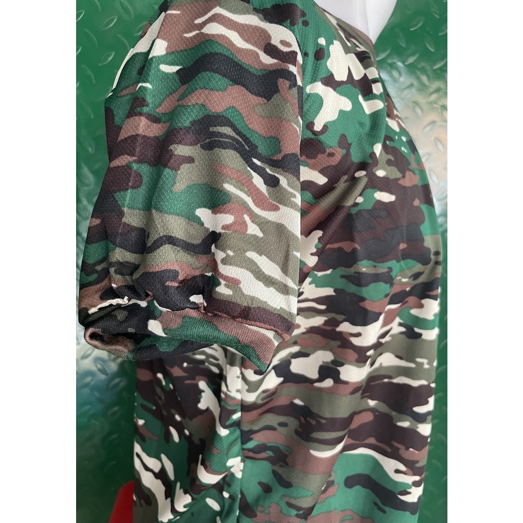 Kaos Dryfit Loreng Multicam TNI AD - Kaos Dryfit TNI AD Multicam terbaru - Jersey Loreng AD