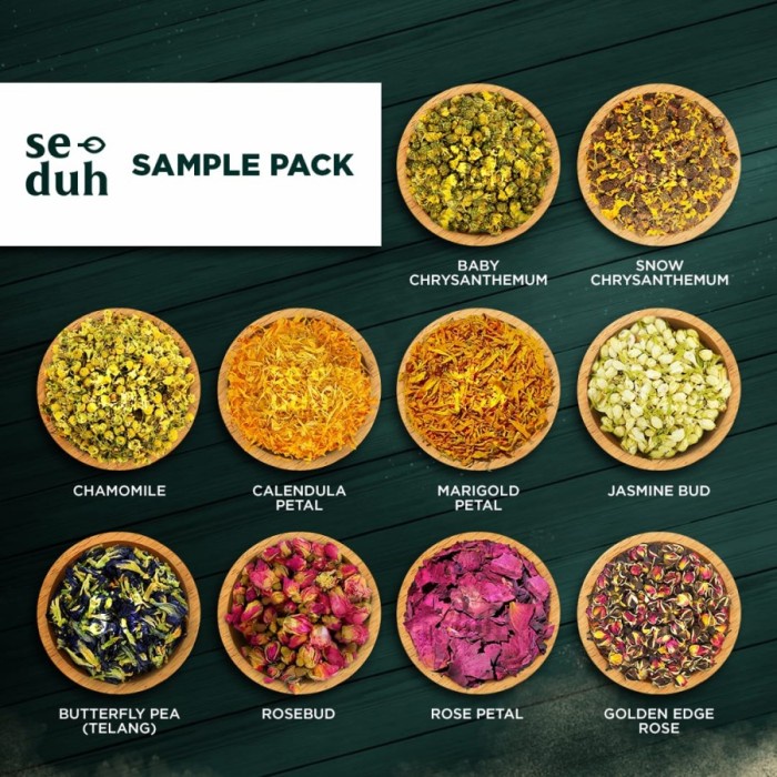

FULL SET SAMPLE PACK - FLOWER TEA SERIES