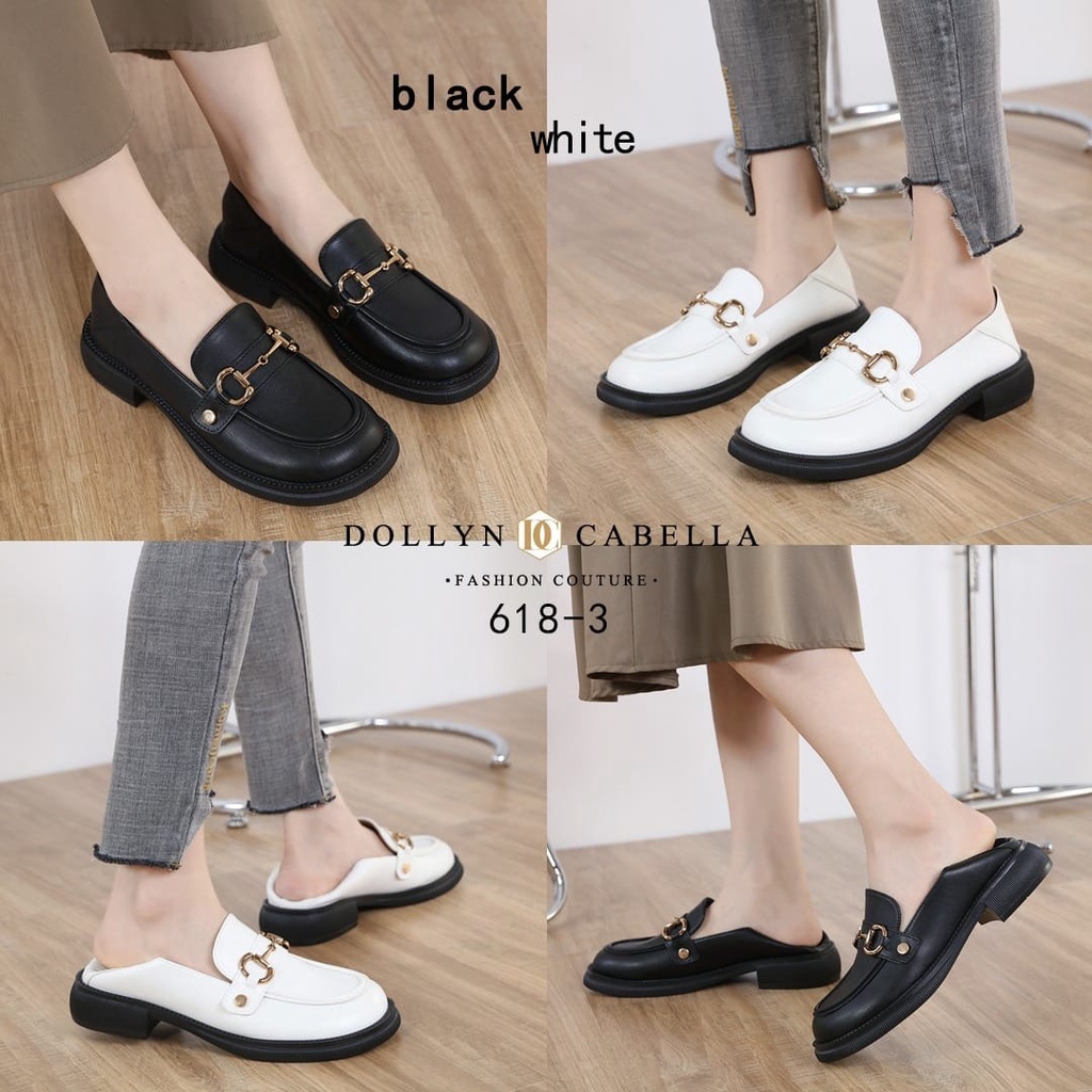 10.10 SALE - SB Dollyn Cabella Hirly Sepatu Wanita Loafers Slip on 618-3