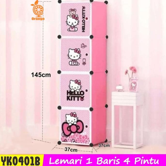 

COD Promo Termurah Lemari Plastik 4 Pintu / Lemari Pakaian stock ready