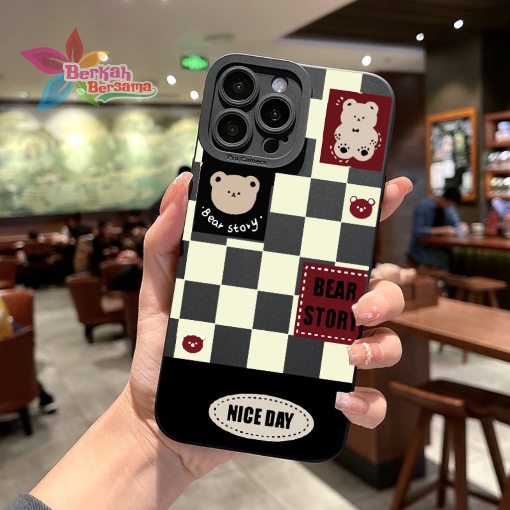 SS118 CASING SOFTCASE BEAR STORY VIVO Y02 V11 PRO Y72 Y12 Y15 Y17 Y16  Y15S Y01 Y20 Y20S Y12S Y22 Y22S Y21S Y33S Y21T Y32 Y21A Y30 Y50 Y30I Y35 Y51 Y71 Y7I Y75 Y55 T1 Y81 Y81C Y83 Y91 Y93 Y95 Y91C Y1S V20 V21 V23E V25 V25 E V25 PRO BB7354