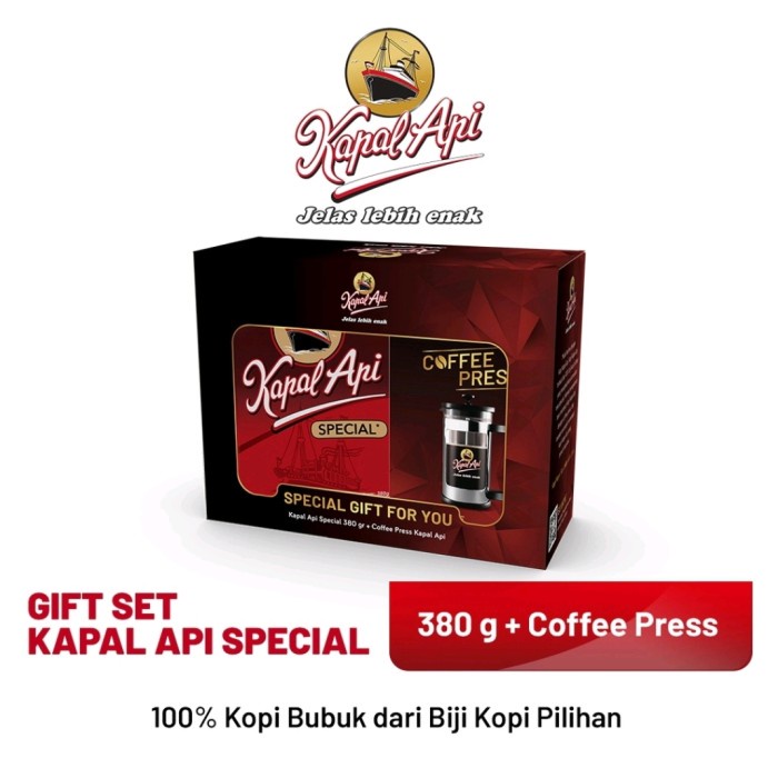 

KAPAL API SPECIAL 380 GIFT FREE COFFE PREESS