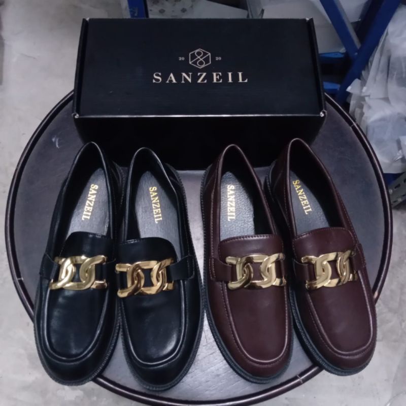 (BISA COD) 0011 Sanzeil Coco Loafers OxfordOriginal Brand SANZEIL