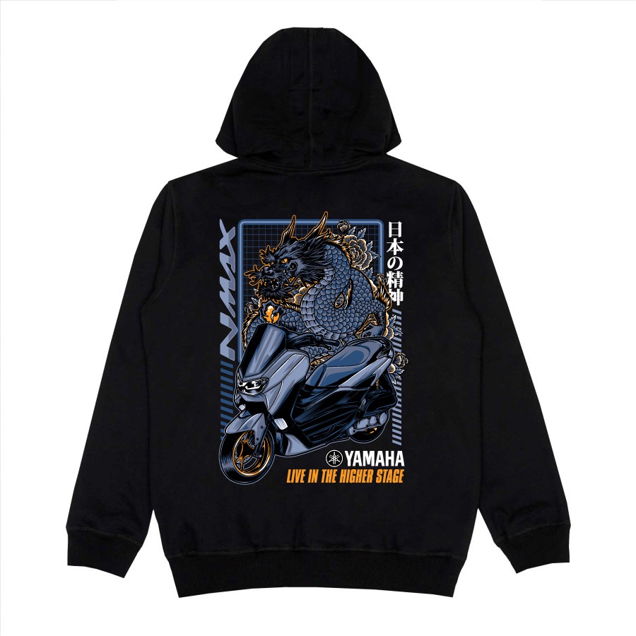 JAKET HOODIE NMAX DRAGON UKURAN BIG SIZE JUMBO JAKET RACING SUNMORI