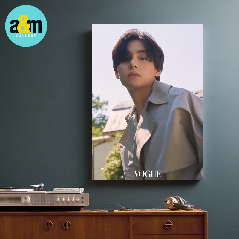 Poster Kayu KIM TAEHYUNG V BTS Special Edition I Hiasan Dinding Dekorasi Kamar I Poster Kayu K-POP Dekorasi Kamar - A&amp;M