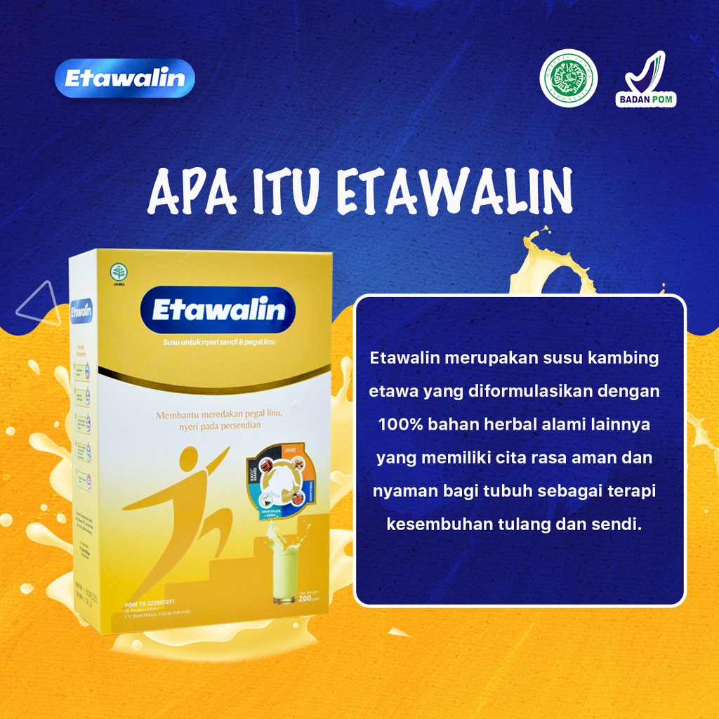 

Susu Etawalin – Susu Kambing Etawa Tingkatkan Kepadatan & Kesehatan Tulang Sendi