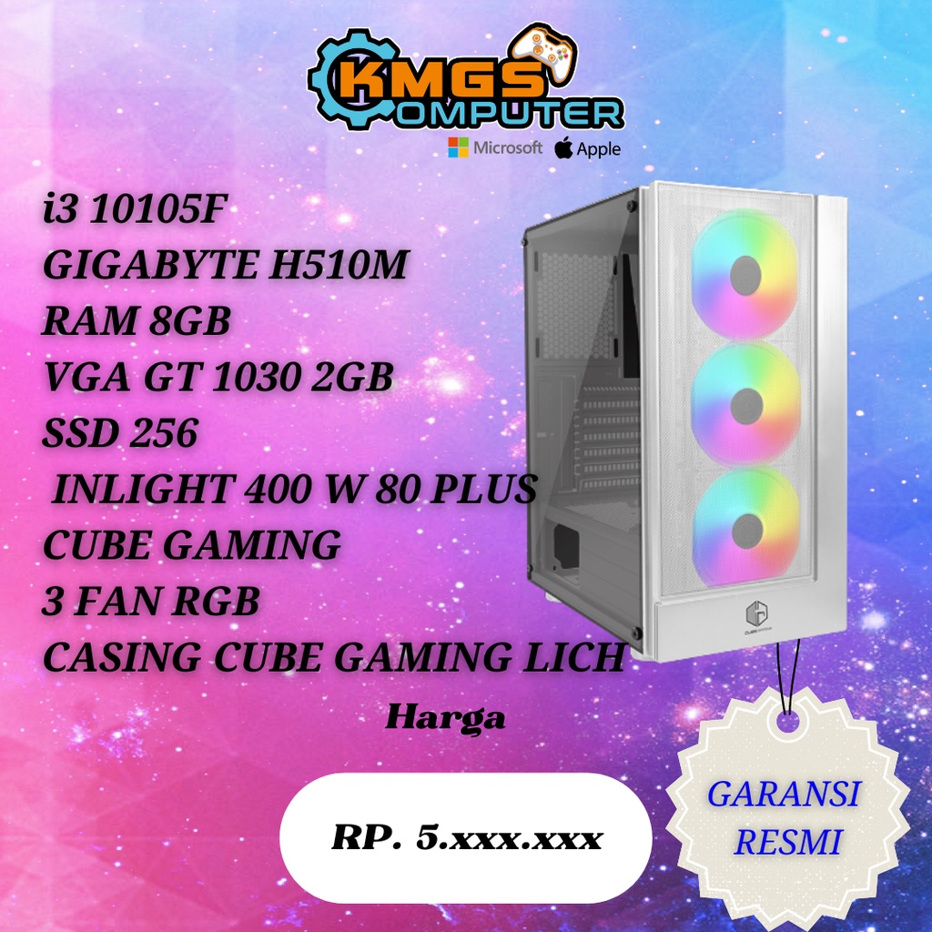 PC GAMING MURAH SIAP UNTUK EDITING DAN DESIGN