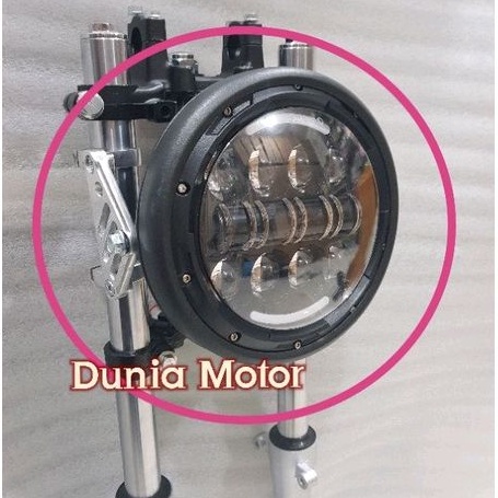 BONUS DUDUKAN / BREKET LAMPU PESEK - PAKET LAMPU DMAKER DAYMAKER 7inci JAPSTYLE SUPERMOTO TIGER MEGA