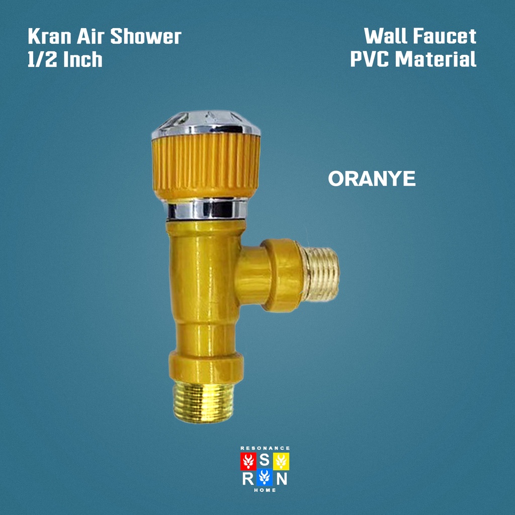 Keran Air Shower Cabang PVC Drat 1/2 Inch / Resonance Home