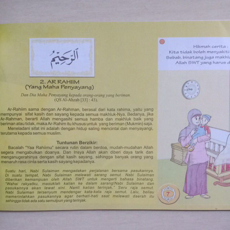 Buku Asmaul Husna 99 Kisah &amp; Mukjizat Membangun Akhlak Anak / Sandrojaya