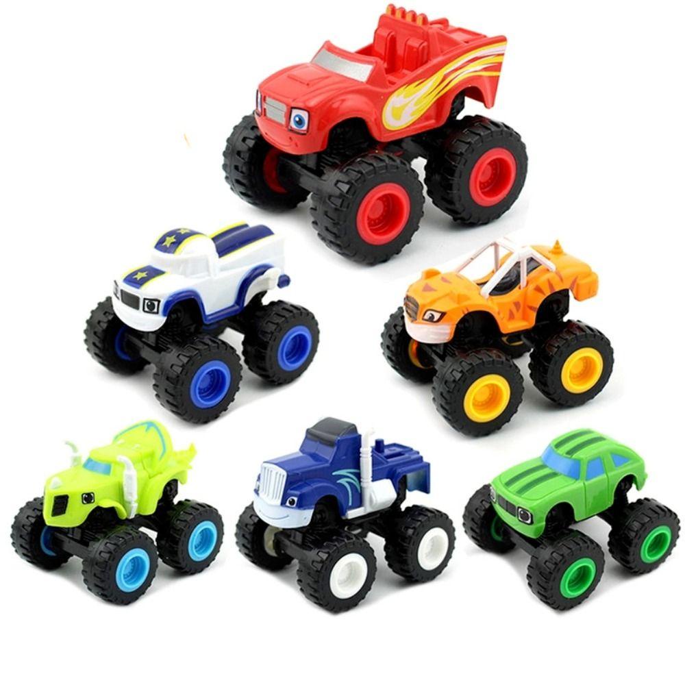 Mxbeauty Mainan Mobil Mini 1pc Russian Miracle Crusher ABS Mainan Edukasi Racer Figure Game Model Blaze Klasik