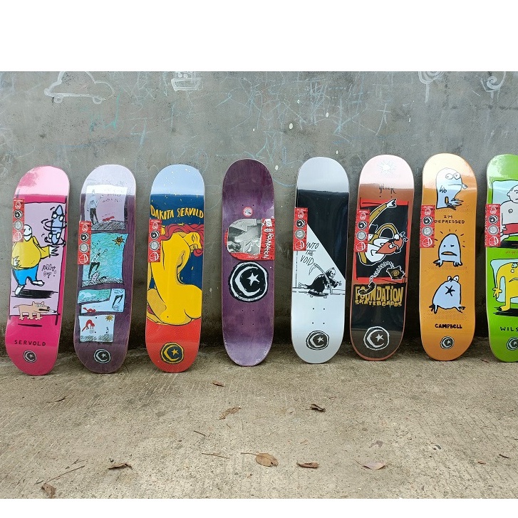 foundation skateboard deck Deck SKATEBOARD ZERO GIRL ELEMENT DEATHIWSH FILP SANTACRUZ 31 8.25 Untuk Dewasa