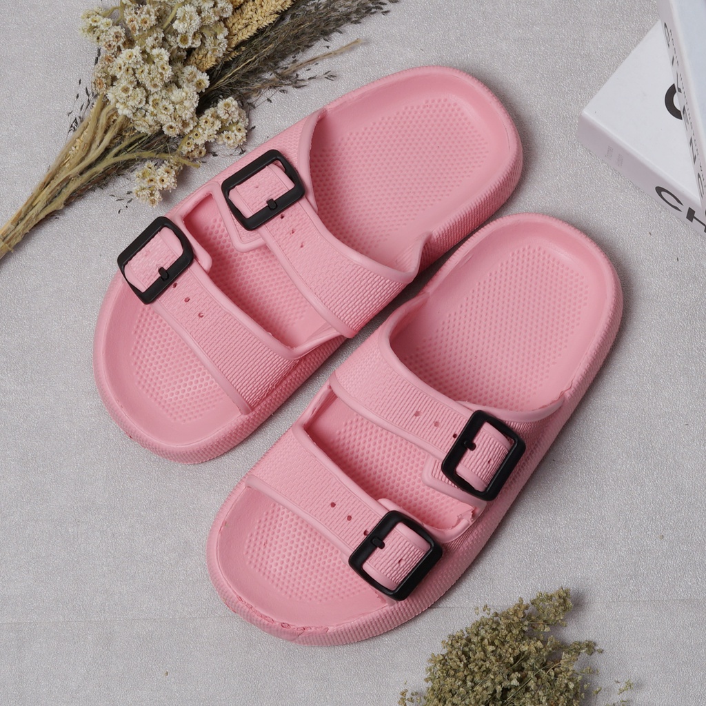 Sandal Selop Rainbow / Sandal Wanita / Sandal Wanita korea Spon Eva