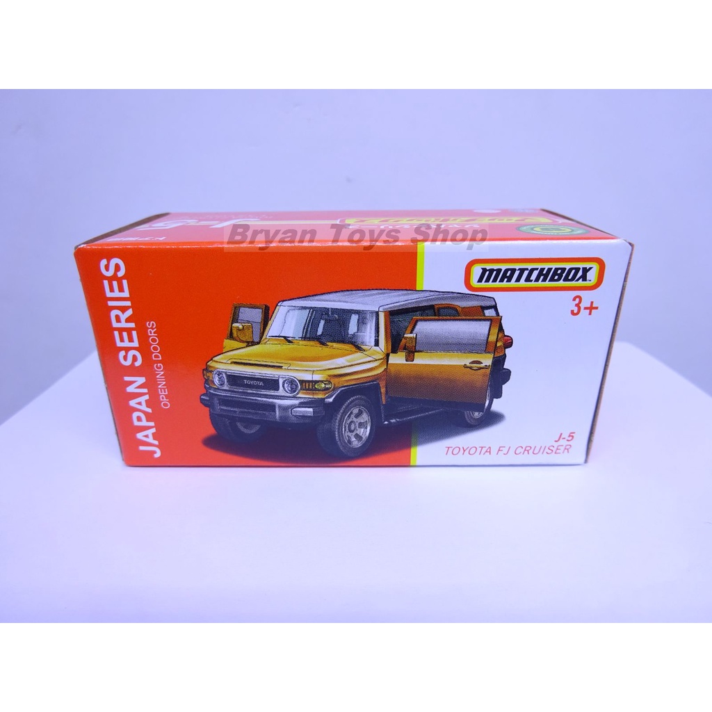 Matchbox Japan Series Toyota FJ Cruiser Orange Opening Doors