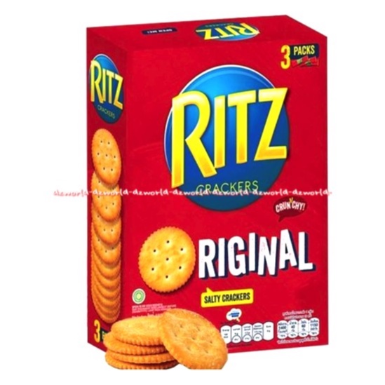 Jual Ritz Crackers Original Salty Crackers 3pack Kemasan 800gram Snack ...