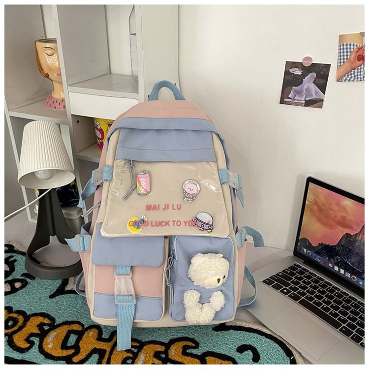 TAS RANSEL KOREA E4256 TAS RANSEL WANITA TAS RANSEL BACKPACK IMPORT