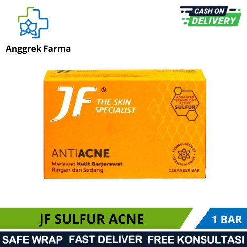 JF SULFUR ACNE/SABUN UNTUK KULIT BERJERAWAT