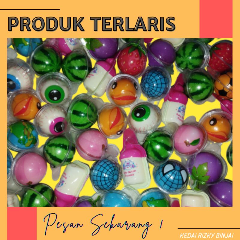 Jual Permen Karet / Permen Lunak Gummi Jelly Isi Selai Aneka Rasa