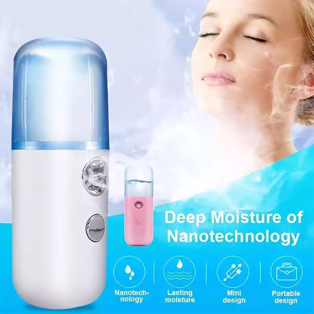 Nano Spray Portable Mini USB Mist Sprayer Pelembab Wajah Perawatan Wajah Premium Nano Sultan