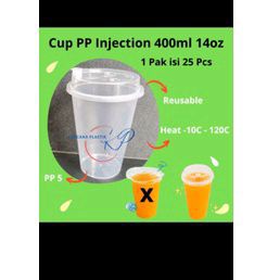 Cup PP Injection 400ml 14oz