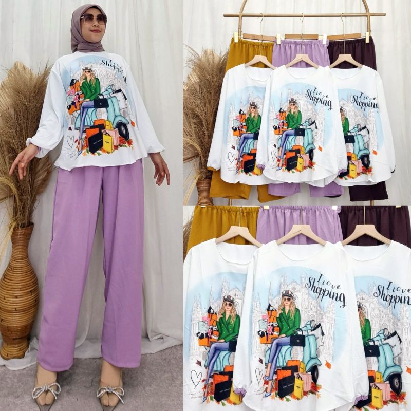 JIVARA SET CRINKLE PRINTING LD 110 // JIVARA SETELAN CRINKLE SABLON PRINTING // JIVARA ONESET CRINKL