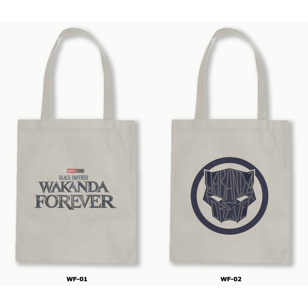 TOTE BAG BLACU  - WAKANDA FOREVER / BLACK PANTHER / MARVEL