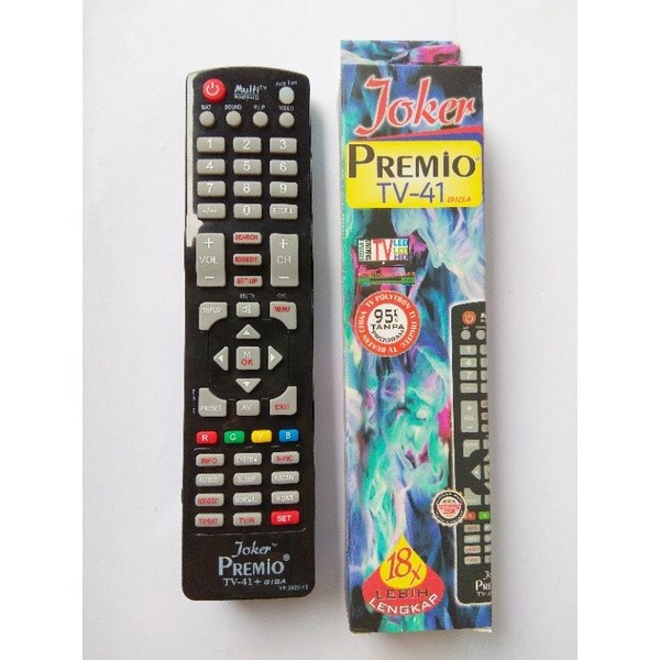 Remote TV Joker Super Lengkap TV-529 15x lengkap 18x lengkap