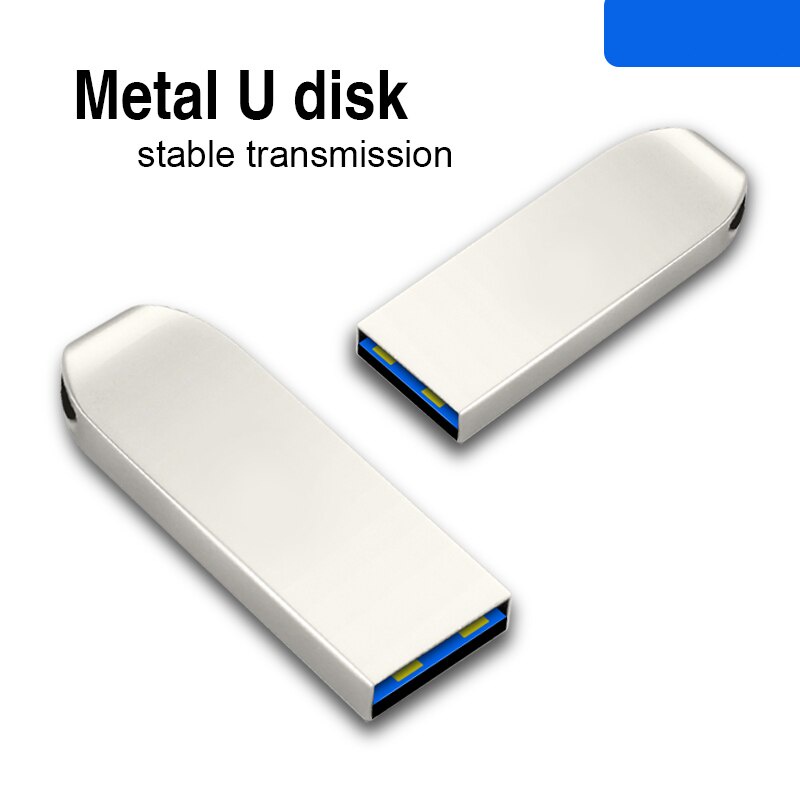 Flash Disk USB 3.0 Kapasitas Besar 2TB Bahan Metal Anti Air