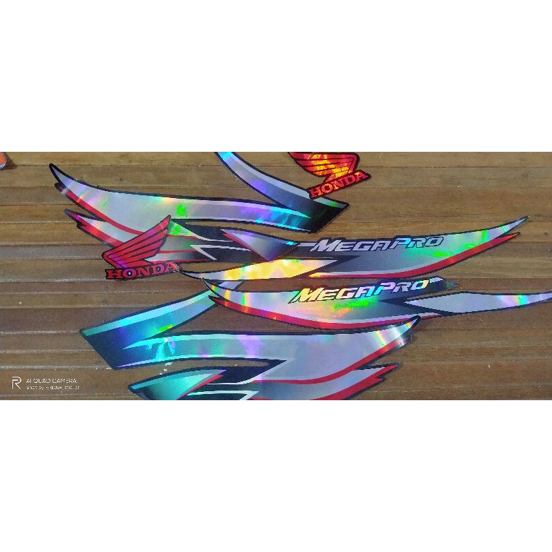 sticker striping megapro hologram variasi COD