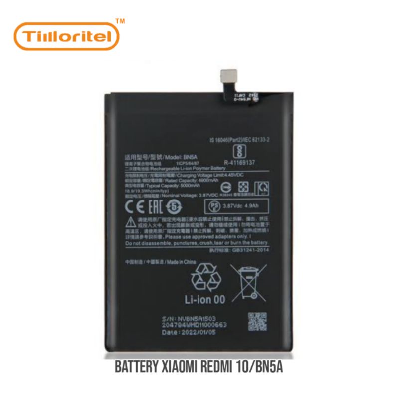 BATTERY XIAOMI REDMI 10/BN5A
