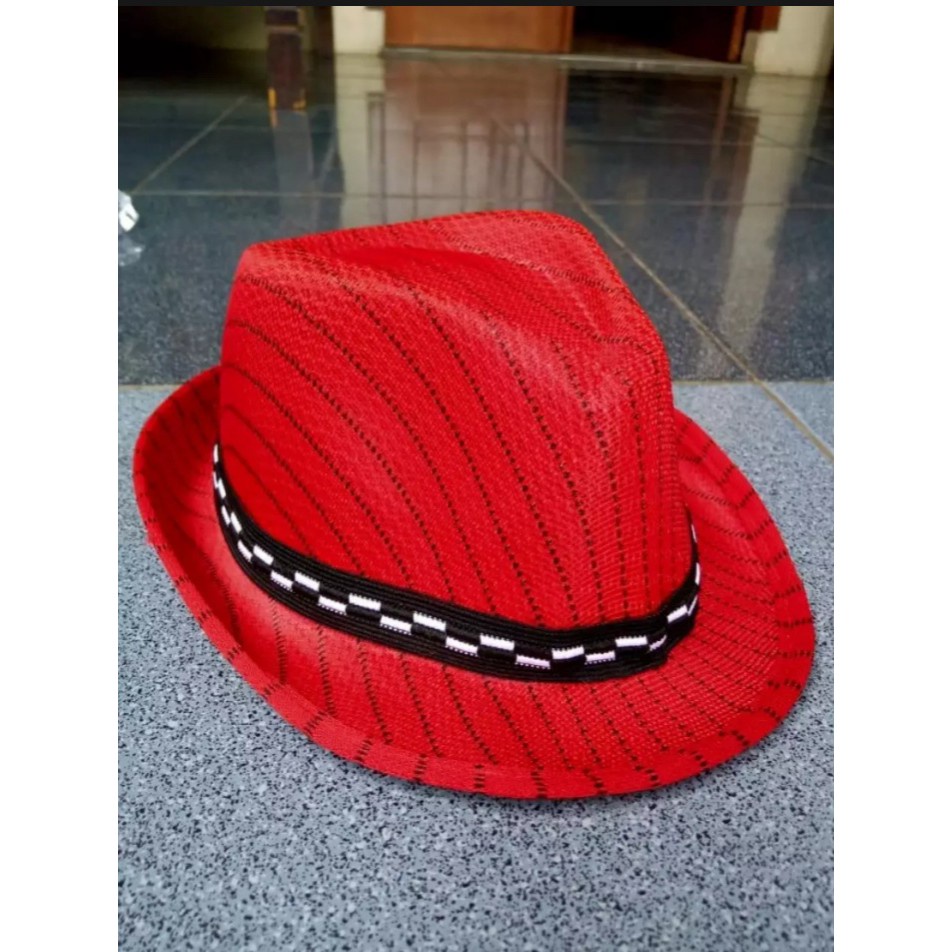 Best seller-Topi Koboy Topi Fedora Topi Tompi Topi Laken Jazz Topi Terlaris Topi Fashion Pria/Wanita