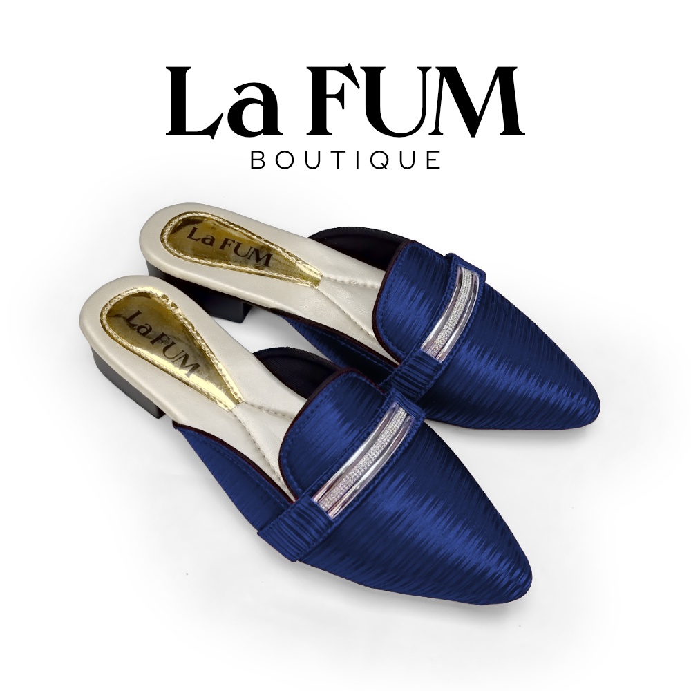 Sandal Mules Sterling Silver Wanita by La FUM