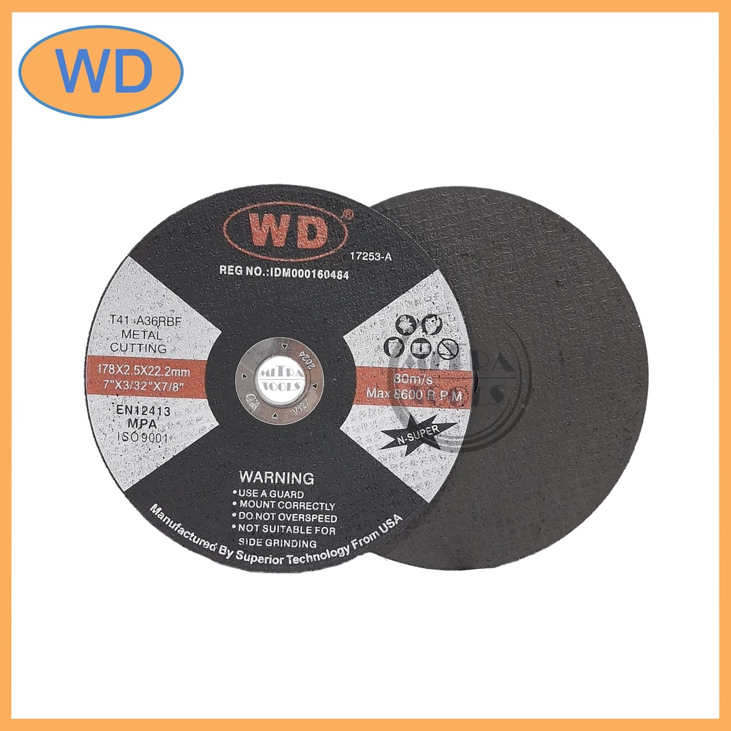 WD Batu Gerinda Potong 7 inch
