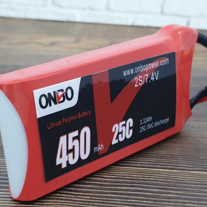 Lipo Battery 2s 7.4v 450mah 25-50c Onbo Power