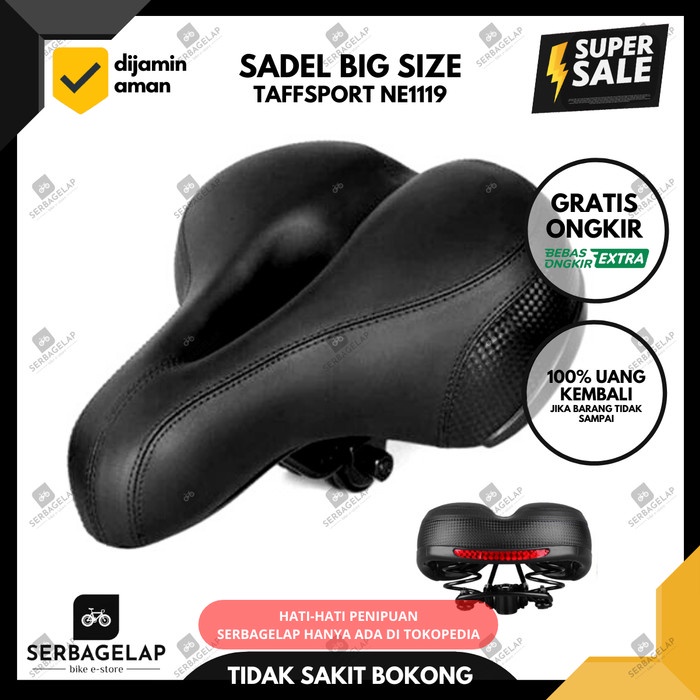 SADEL JOK SEPEDA PER EMPUK SPRING ABSORBER UKURAN BESAR TEBAL NE1119 / SADEL JOK SEPEDA PER EMPUK