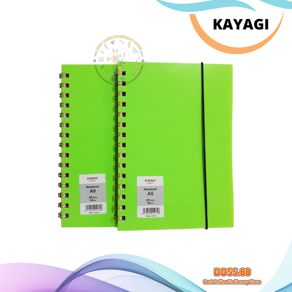 

NOTES SPIRAL / BUKU CATATAN SPIRAL KAYAGI A5 KYNB5001