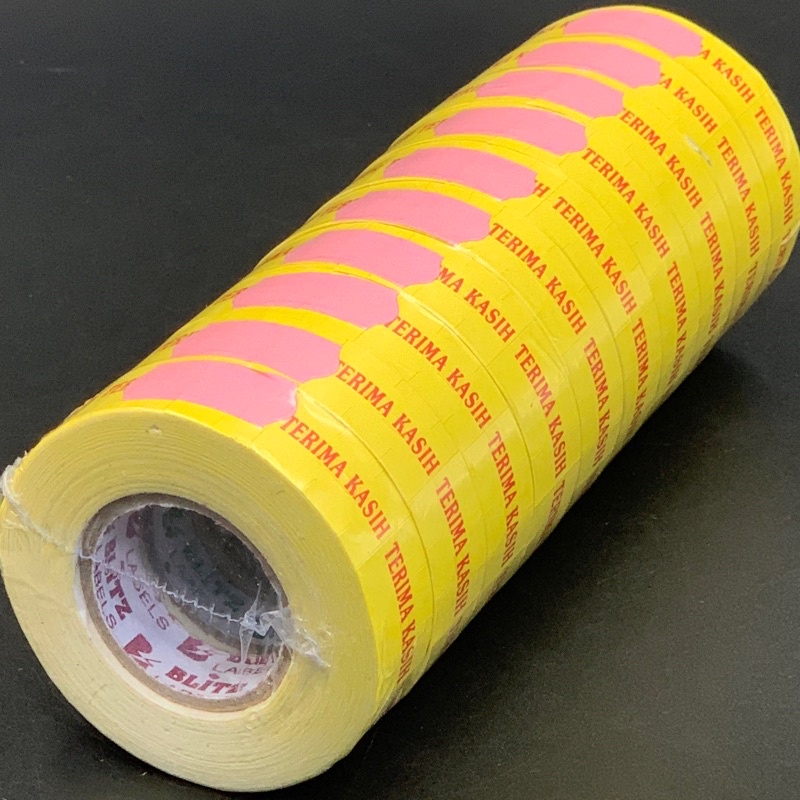 

Label terima kasih 2 line