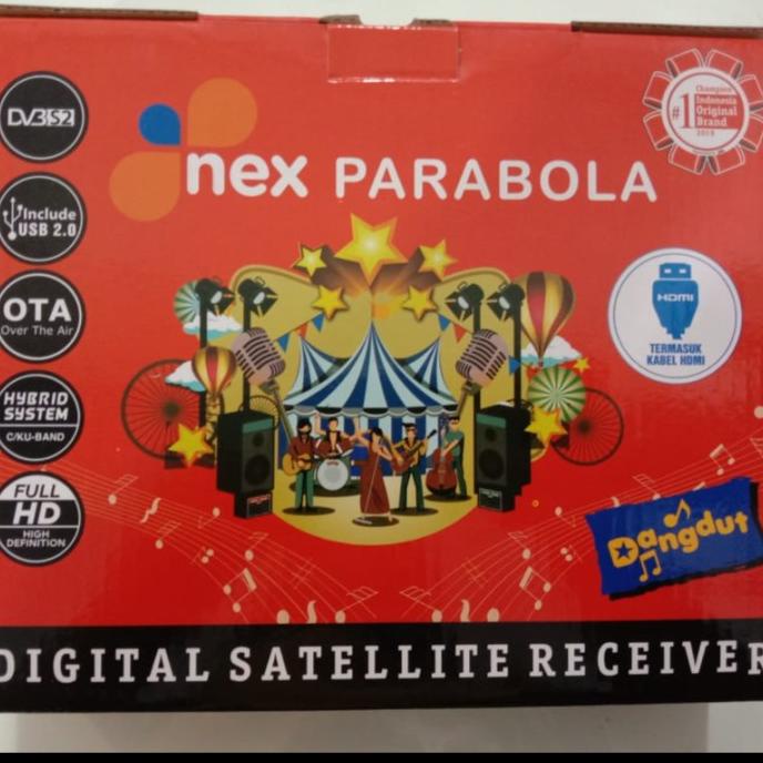 Receiver Nex Parabola Merah - Tv National Lengkap