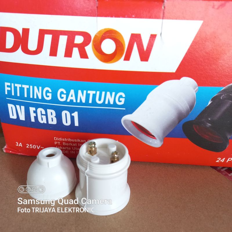 Fitting Lampu Dutron Fitting gantung Merk Dutron