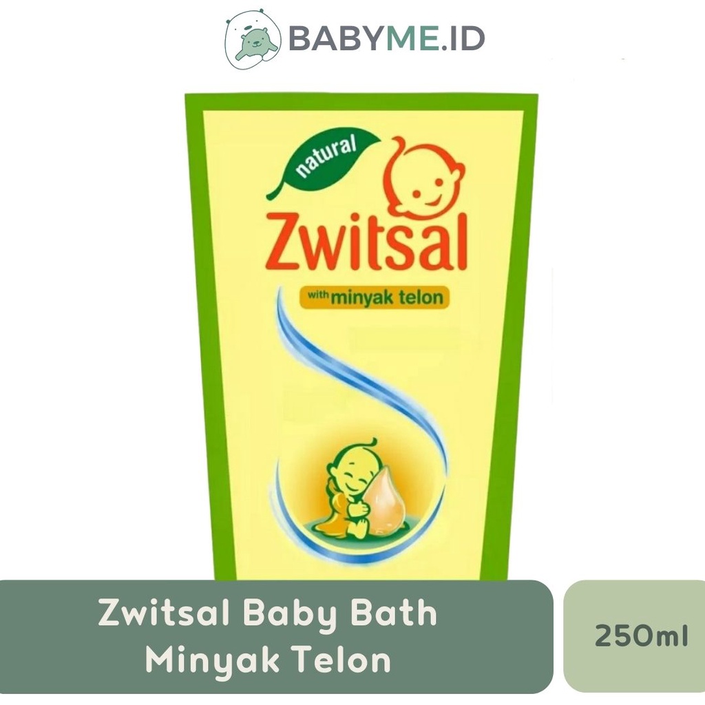 Zwitsal Natural Baby Bath With Minyak Telon 250 mL