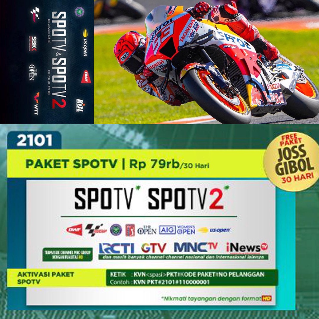 Paket SPOTV K-Vision