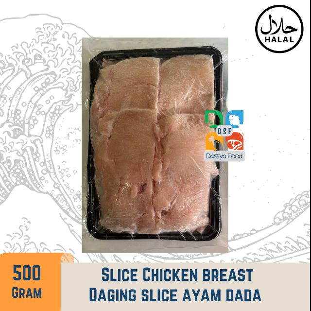 

Ayam Slice Dada 500gr