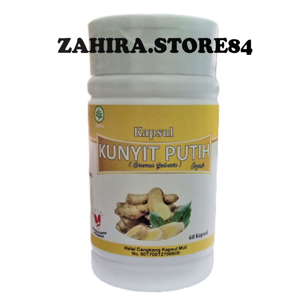 Kunyit Putih (Turmeric Curcumin) Kapsul Murni 60kps