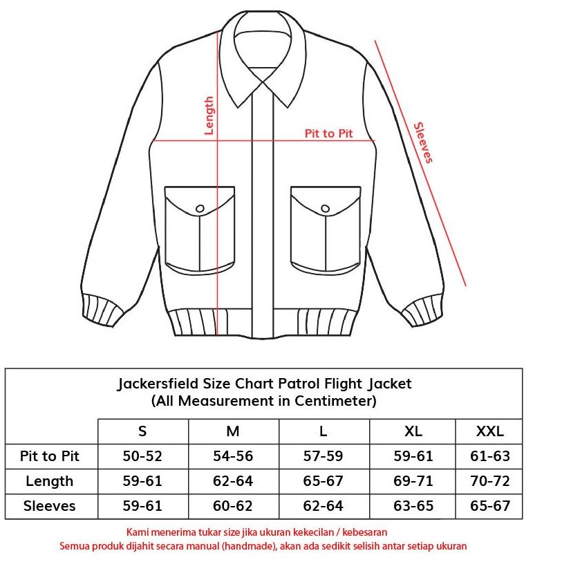 Harga Spesial Jackersfield Patrol Flight Jacket Ivory Jaket Bomber Pria Twill