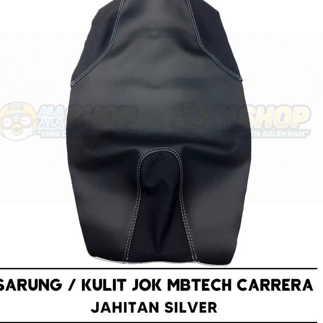 Sarung / Kulit Jok Motor MBTech Carrera Original MB Tech - JAHITAN HITAM, BEAT KARBU/FI