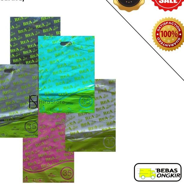 

Kantong Plastik HD Plong 35x50 isi 100 lembar merk REA packing online - Pink